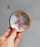 Tiny Gold Ring Dish - Multicolored Sparkle Dish