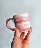Espresso Cup - Pink Ripple