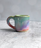 Espresso Cup - Pink and Green