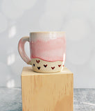 Espresso Cup - Pink Hearts