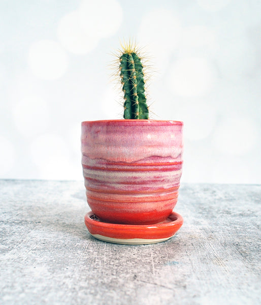 Pink Sunset Planter - Small