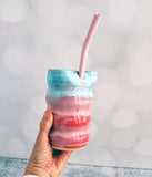 Straw Tumbler - Pink Sunset