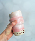 Travel Tumbler - Pink Hearts