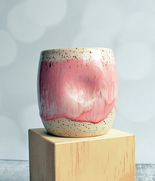 Pink Speckle Tumbler