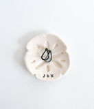 Personalized Initial Sand Dollar Dish