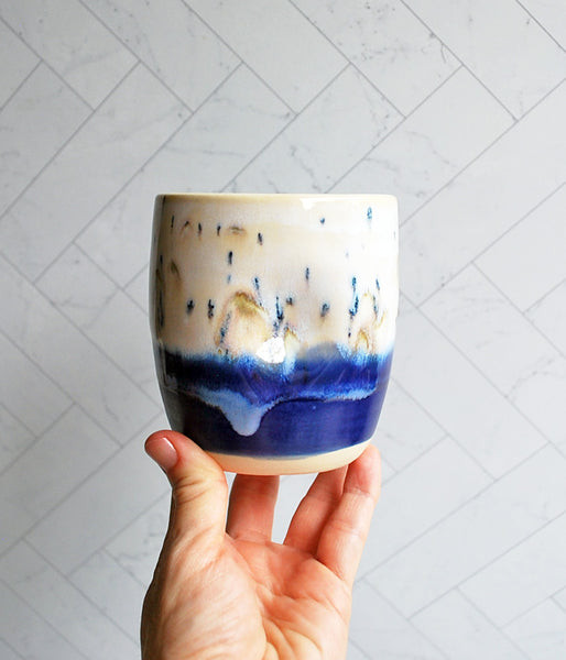 Blue Sand and Sea Tumbler