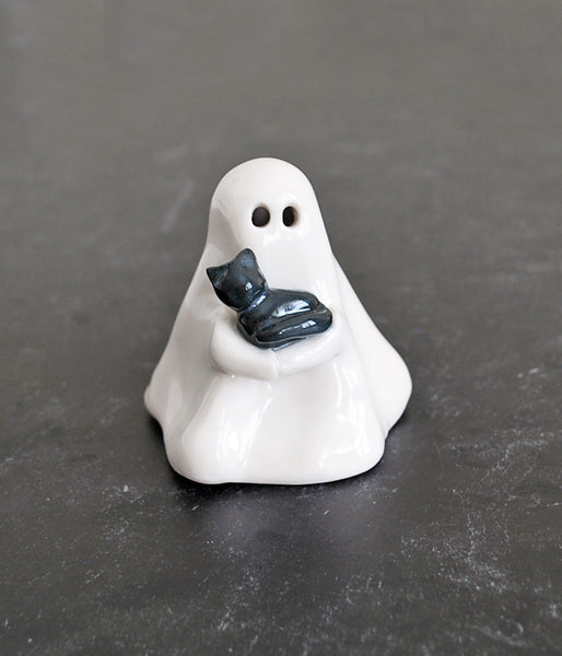 Small Ghost - Holding Cat