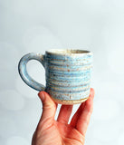 Espresso Cup - Light Blue Speckle
