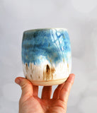 Blue and Speckle Tumbler
