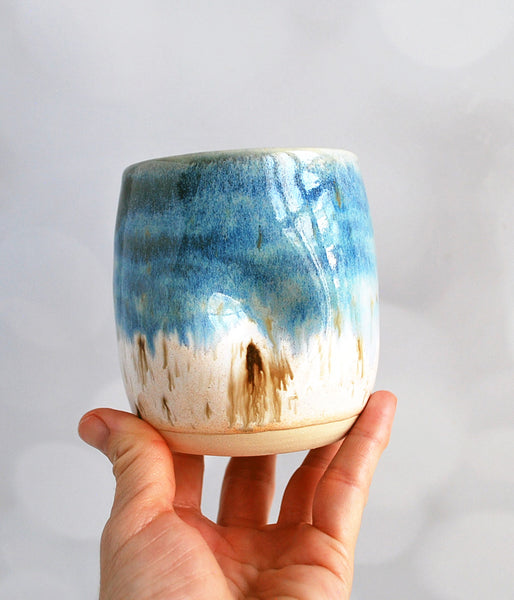 Blue and Speckle Tumbler