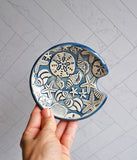 Blue Shell Spoon Rest