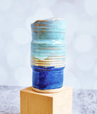 Travel Tumbler - Aqua and Blue
