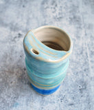 Travel Tumbler - Aqua and Blue