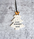 Christmas Tree Ornament - Personalized
