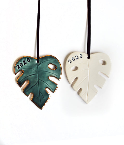 monstera ornament Monstera Leaf OrnamentMonstera leaf ornament, in the shape of the leaf – Lauren Sumner Studio