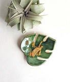 Monstera Green Leaf Bowl - Tiny