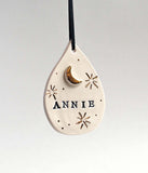 Moon and Stars Personalized Ornament