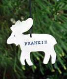 Moose Ornament, Personalized