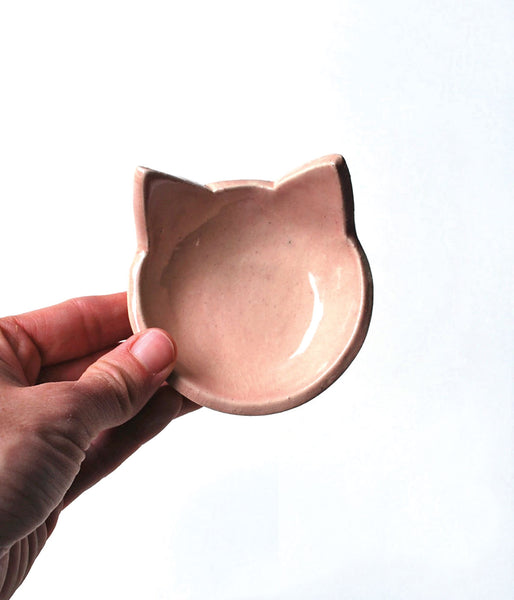 Pink Cat Ring Dish