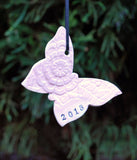 Butterfly Ornament, PersonalizedThis personalized butterfly ornament is a keepsake you will always treasure. Add a first name, last name, year or combination. Name is stamped in black.