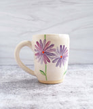 Watercolor Purple Flower Coffee Mug