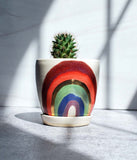 Rainbow Planter - Small with Saucer